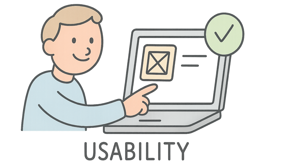 Chłopiec siedzący przed komputerem symbolizujący użytkownika doświadczającego interfejsu UX.